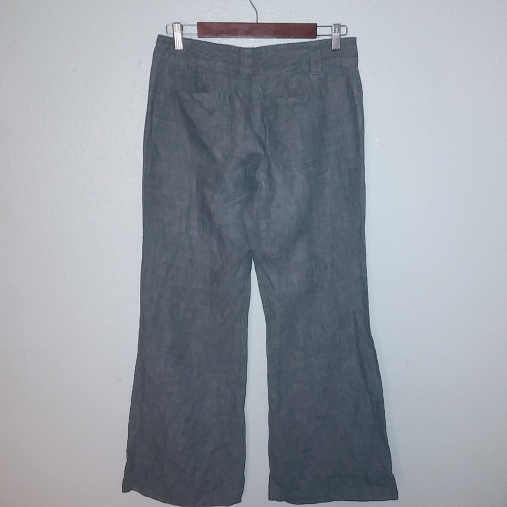 CAbi 6 30x32 Linen Casual Dress Pants in Gray - Picture 7 of 10